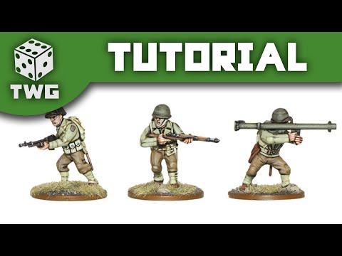 Bolt Action Tutorial: How To Paint US Infantry