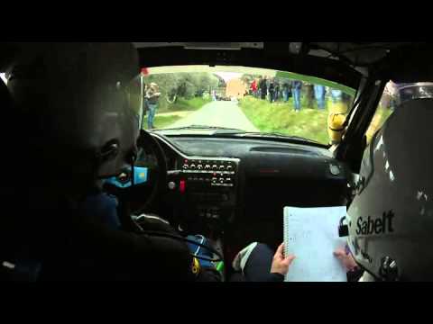 Cameracar Rally del Carnevale 2014 Frati-De Paoli 106 N2 guasto meccanico - PS 1