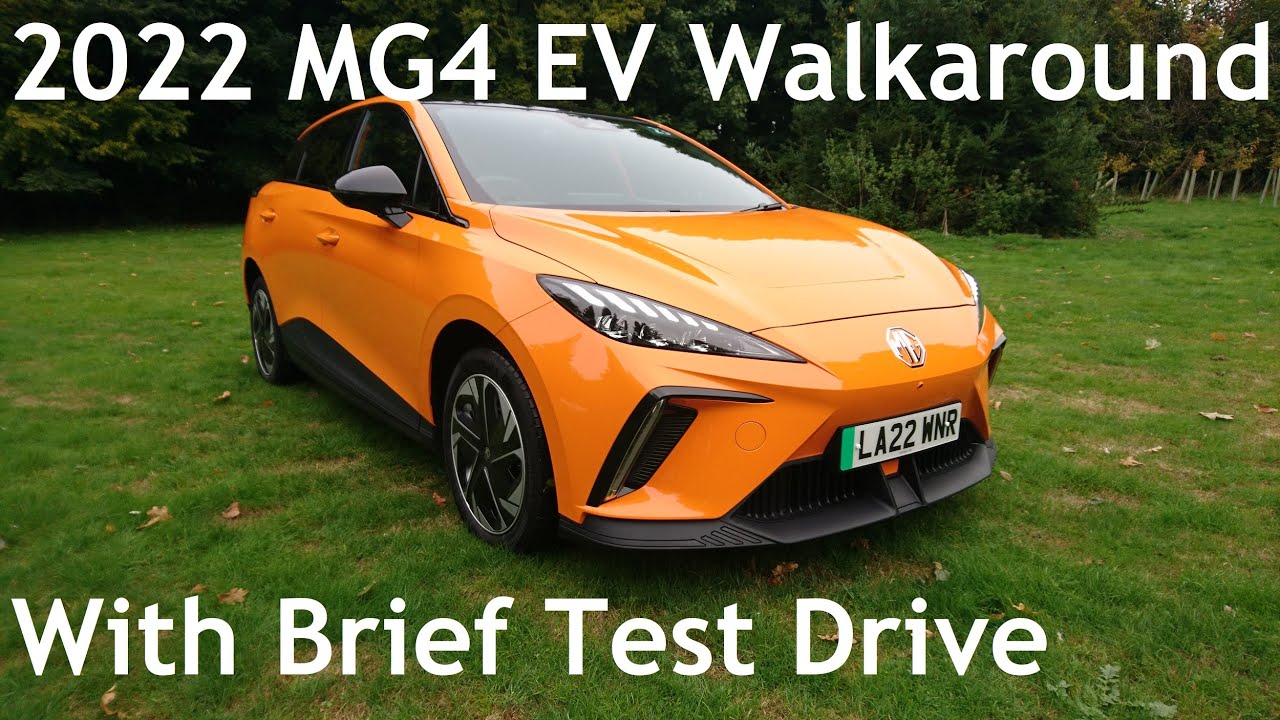 2022 MG4 EV Long Range Trophy Walkaround and Brief Test Drive - Lloyd Vehicle Consulting
