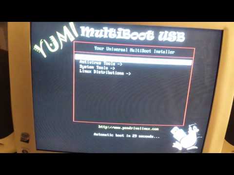 Using a PLoP boot floppy to run zorin os off of a flash drive