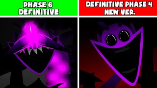 Incredibox Sprunki Phase 6 Definitive VS Definitive Phase 4 New mod