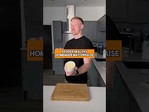 Healthy Homemade Mayo ✅ #mayonnaise #mayo #healthy #food #carnivore #healthyfood #recipes