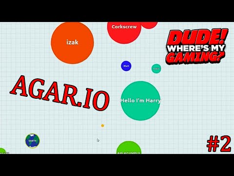 Agar.io #2 - Let's Make The Leaderboard | WheresMyGaming