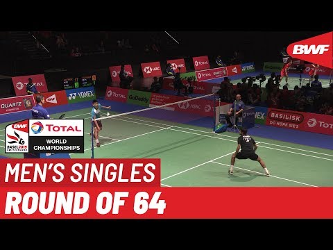 R64 | MS | SAI PRANEETH B. (IND) [16] vs. Jason Anthony HO-SHUE (CAN) | BWF 2019