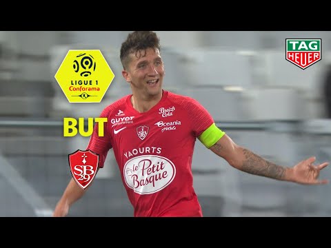 But Mathias AUTRET (45' +1) / Girondins de Bordeaux - Stade Brestois 29 (2-2)  (GdB-BREST)/ 2019-20