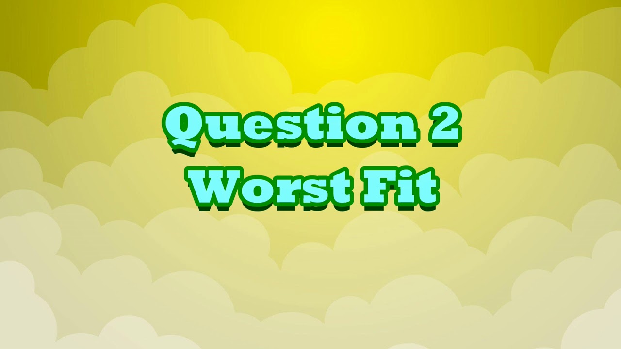 Assignment For Operating System