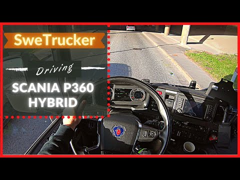 Happy New Year !!!    POV Driving Scania P360 Hybrid - Sweden, Stockholm
