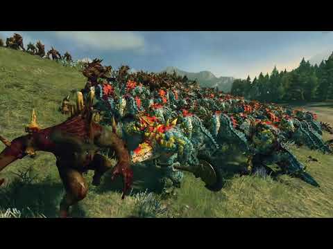 304 Crypt Horros VS 304 Kroxigors - Total War: Warhammer 2