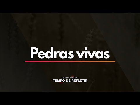 Tempo de Refletir 2510 - Pedras vivas