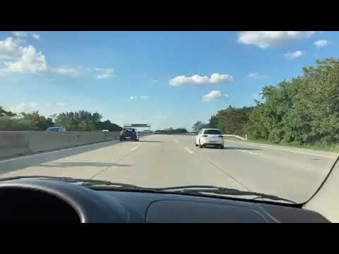Zeitraffer Autofahrt A2 Südautobahn Wien / Niederösterreich