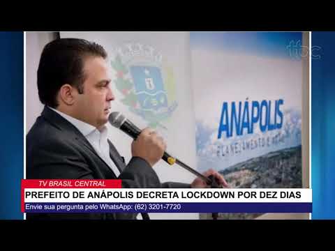 PREFEITURA DE ANÁPOLIS DECRETA LOCKDOWN POR 10 DIAS