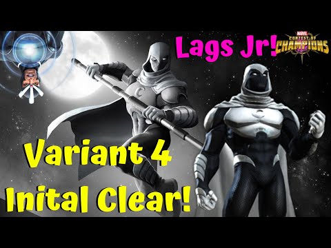 Lags Jr Variant #4 Inital Clear! Waning Moon! Live!  - Marvel Contest of Champions