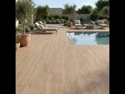 Carrelage sol extérieur effet bois Nature oak R11 22.5*90 cm