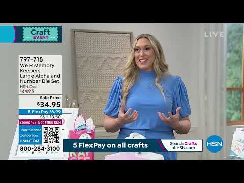 HSN | Crafting Essentials - We R Memory Keepers Crafting - 17th Anniversary 01.17.2023 - 01 AM