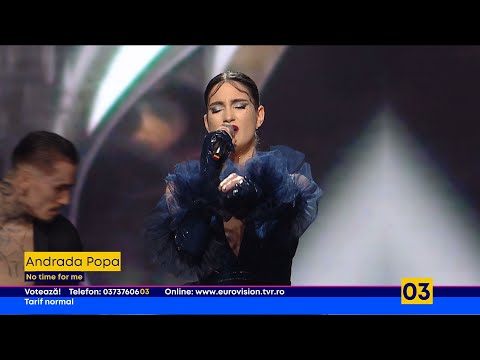 Andrada Popa - No time for me | Finala Eurovision România 2023 (@TVR1)
