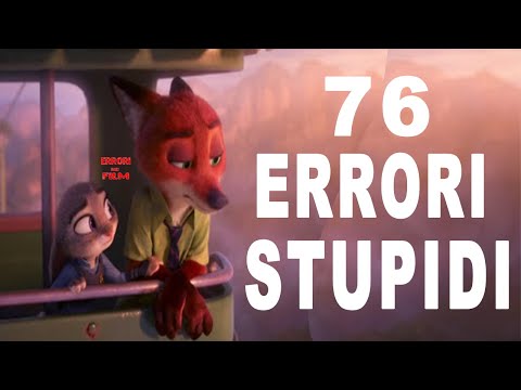 LOGICA NEI CARTONI ANIMATI? "Zootropolis" 76 ERRORI 😳😳