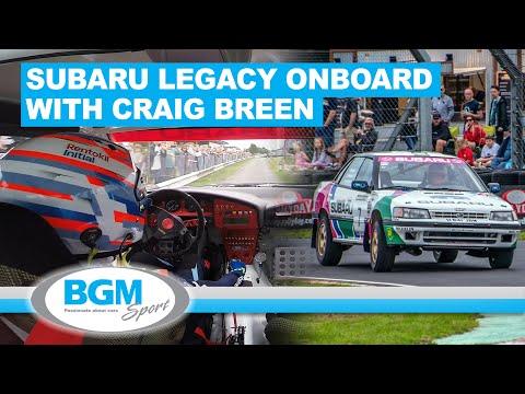 IN CAR VIDEO of Craig Breen driving the Subaru Legacy RS GpA at Rallyday Castle Combe