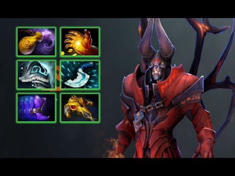 Dota 2 Offlane Doom Carry vs Slark - Watch & Learn - victory in a game with 36 kills!