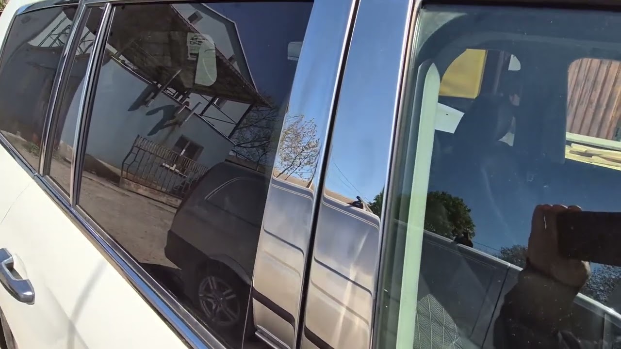 Полный комплект накладок на окна и стойки нержавейка Video 1