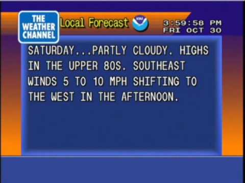 WeatherSTAR 4000 Emulator- TV Tuner Recording Test