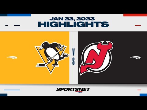 NHL Highlights | Penguins vs. Devils - January 22, 2023