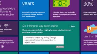 Microsoft Safer Online website demo