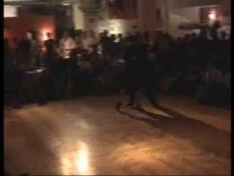  Andrea Misse  and  Javier Rodriguez  are  dancing  to  the  tango  "  Despues  "