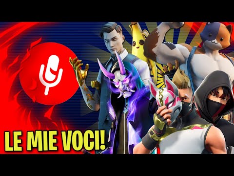 TUTTE LE VOCI CHE SO FARE SU FORTNITE ! - Speciale Doppiaggio