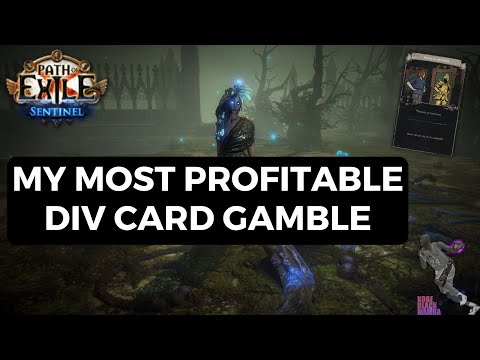 [PoE 3.18] My Most Profitable Div Card Gamble to Complete 40/40 Challenge