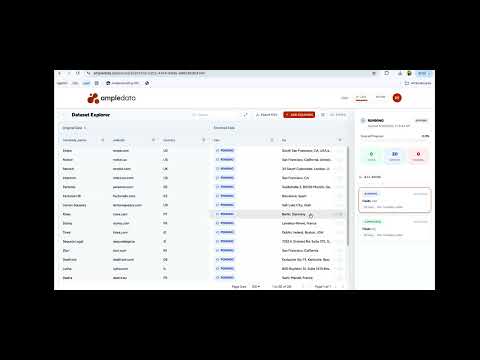 AmpleData - Structured data from the web 소개 영상