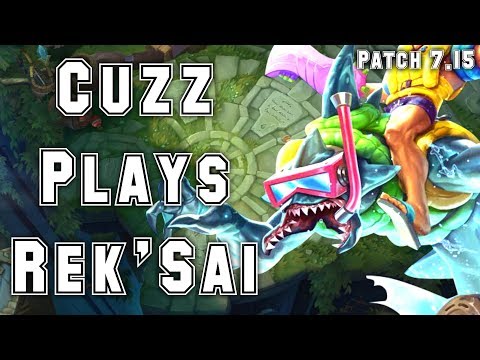 Perfect Game With Rek'Sai! Longzhu Cuzz Plays Rek'Sai vs Graves Jungle - S7 Ranked | Patch 7 15