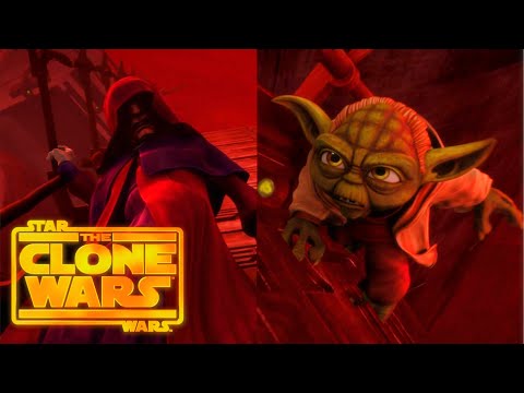 Yoda vs Darth Sidious (Part 2) [4K HDR] - Star Wars: The Clone Wars