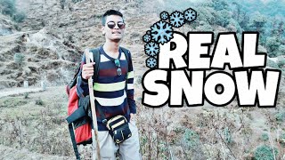 preview picture of video 'SANDAKPHU TREK DAY 02 - We Got Real SNOW '