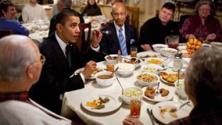 Raw Footage: President Obama's Surprise Lunch Stop