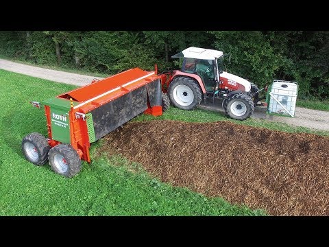 Anlegen und kompostieren einer Mistmiete /  Mist kompostieren