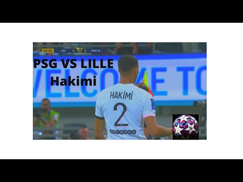 psg vs lille highlights 02/08/2021 hakimi