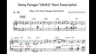 Tommy Flanagan "U.M.M.G." (Upper Manhattan Medical Group) Piano Transcription