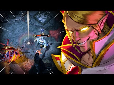 THERE IS NO WAY TO RUN FROM THIS INVOKER | INSANE INVOKER HERO FARMING MODE | Dota 2 Invoker
