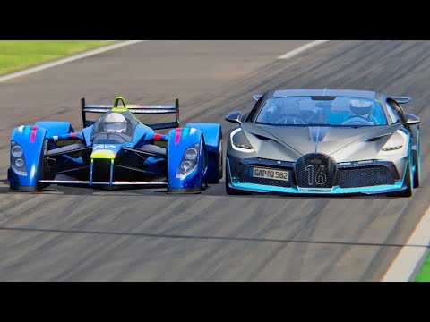Bugatti Divo vs Red Bull X2010 - Monza