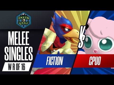 Fiction vs. CPU0 - Melee Singles Winners Round of 16 - Smash Camp 2022