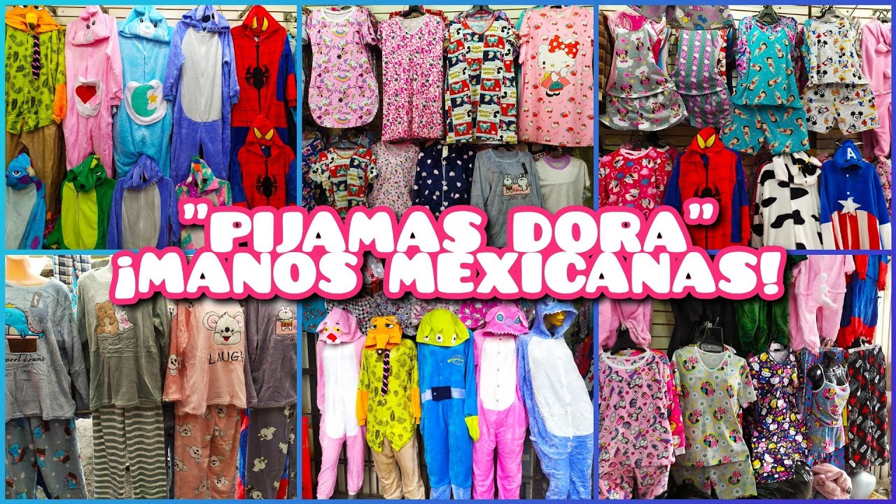 PIJAMAS DE PERSONAJES Y PARA TODA LA FAMILIA / PIJAMAS DORA ¡FABRICANTES! / INICIA TU NEGOCIO CDMX