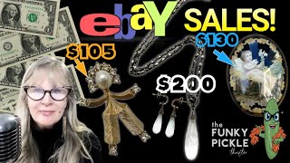 #51 Recent EBAY SALES $1500 Almost all Vintage Jewelry !