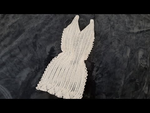 Rochie crosetata de plaja pas cu pas
