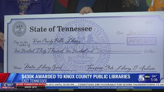$430K awarded to Knox County Public Libraries
