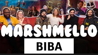 Music Monday! - Marshmello x Pritam - BIBA feat. Shirley Setia &amp; Shah Rukh Khan - Group Reaction