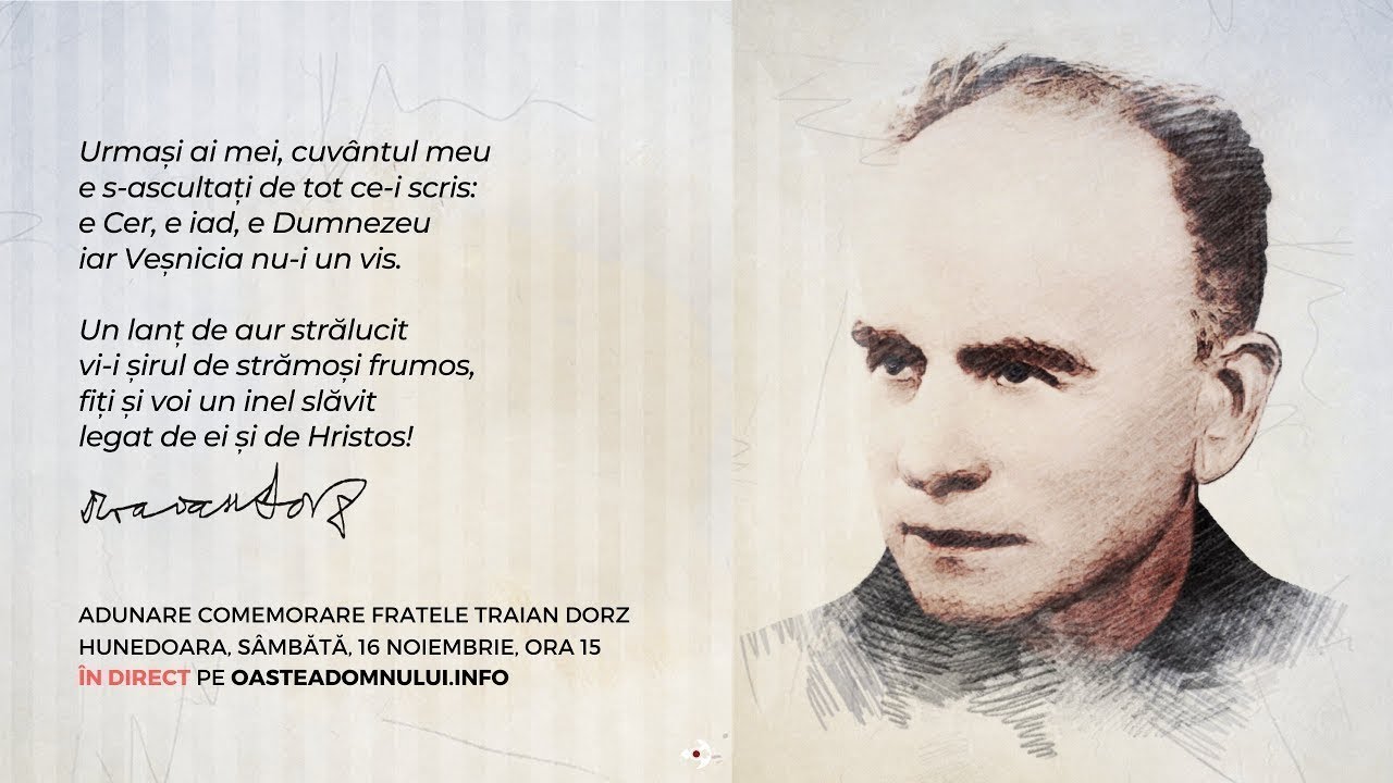 Adunare comemorare fratele Traian Dorz, Hunedoara, 16 noiembrie 2019