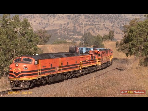 Australian diesel locomotives CLP17, 847, 3102 & 3101 - ARG train no.9581 - April 2005