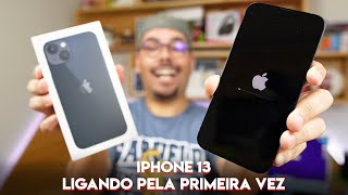 IPHONE 13: LIGANDO PELA PRIMEIRA VEZ O MELHOR IPHONE PARA COMPRAR EM 2024