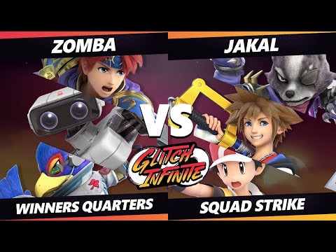 Glitch Infinite Winners Quarters - Zomba Vs. Jakal - SSBU Ultimate Tournament