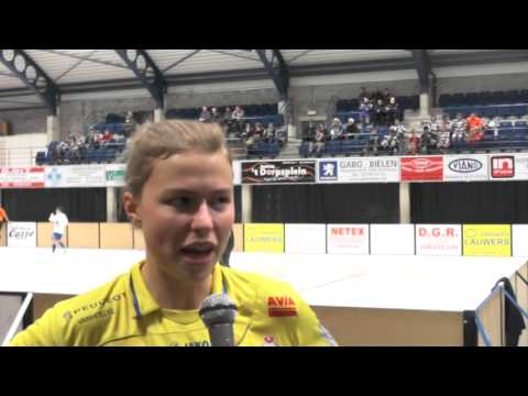 Anouk Bonnarens tijdens Indoortornooi Zonhoven op 28 12 2013